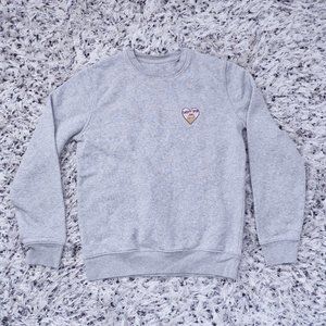 Organic Embroidered Sweater SASSYSPUD LOGO- REPRESENT THE SPUD